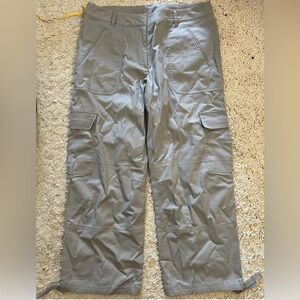 DKNY gray cropped chinos chino pants 6 small s